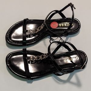 Guess Jillen Chain Sandals Size 7 Brand New!